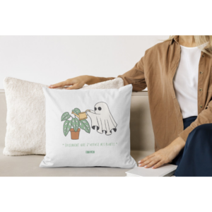 Confort Botanique : Le Coussin qui Fait Respirer votre Salon.